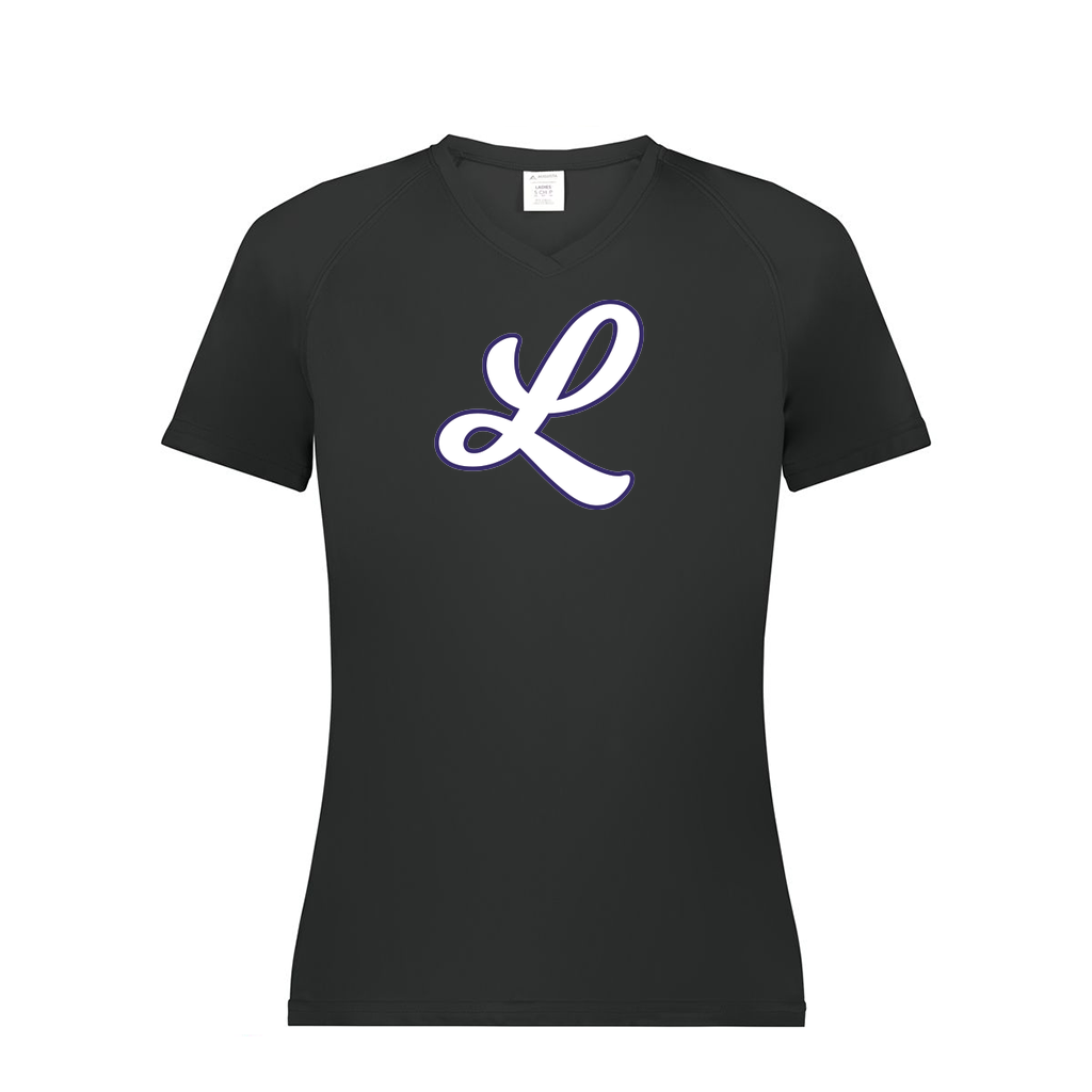 Ladies Smooth Sport V-Neck T-Shirt