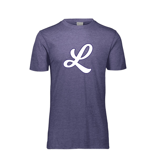 [FTSCUBNV-YS-LOGO1] Decker Youth Tri-Blend T-Shirt - Short Sleeve (Youth S, Navy, Logo 1)