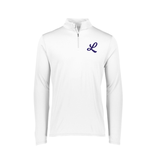 [FTLQFLWH-FAXS-LOGO2] Decker Women's Flex-Lite 1/4 Zip Shirt (Female Adult XS, White, Logo 2)