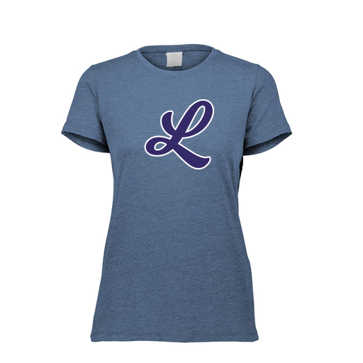 [FTSCUBNV-FAXS-LOGO2] Decker Women's Tri-Blend T-Shirt - Short Sleeve (Female Adult XS, Navy, Logo 2)