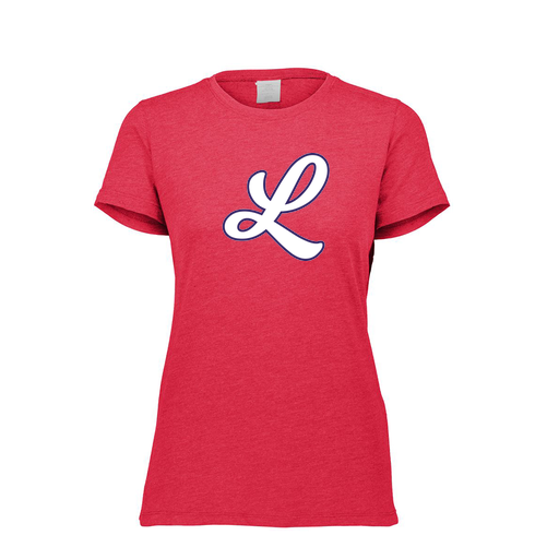 [FTSCUBRD-FAXS-LOGO1] Decker Women's Tri-Blend T-Shirt - Short Sleeve (Female Adult XS, Red, Logo 1)