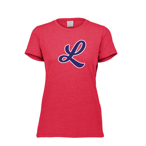 [FTSCUBRD-FAXS-LOGO2] Decker Women's Tri-Blend T-Shirt - Short Sleeve (Female Adult XS, Red, Logo 2)