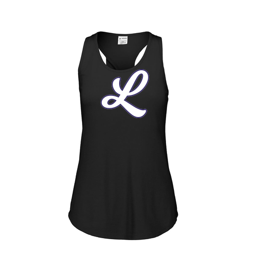 [3078.K94.S-LOGO1] Ladies Tri Blend Tank Top (Female Adult S, Black, Logo 1)