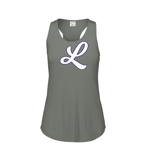 [3078.013.S-LOGO1] Ladies Tri Blend Tank Top (Female Adult S, Gray, Logo 1)