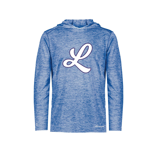 [FOLHCGRY-YS-LOGO1] Decker Youth Charge Hoodie (Youth S, Royal, Logo 1)