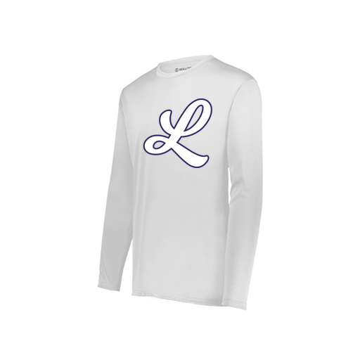[222822.005.XS-LOGO1] Men's LS Smooth Sport Shirt (Adult XS, White, Logo 1)