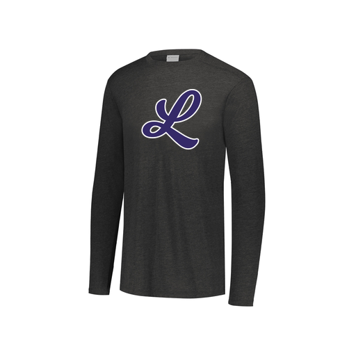 [3076.K94.S-LOGO2] Youth LS Ultra-blend T-Shirt (Youth S, Black, Logo 2)