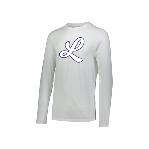 [FTLCUBWH-YS-LOGO1] Decker Youth Tri-Blend T-Shirt - Long Sleeve (Youth S, White, Logo 1)